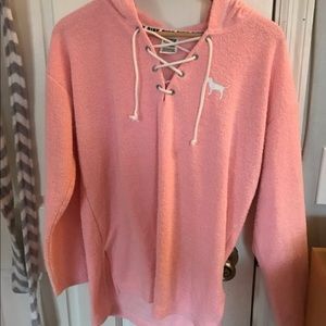 Victoria’s Secret PINK Lace-Up Sweater